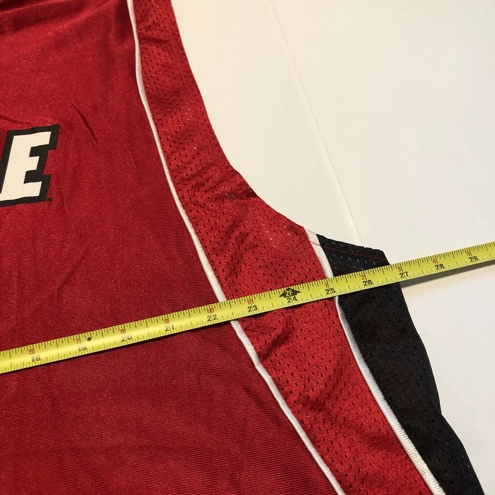 Adidas Louisville Cardinals Basketball Jersey Size XL Polyester Red